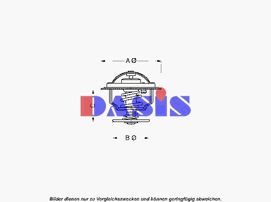 AKS DASIS Термостат, охлаждающая жидкость 750405N